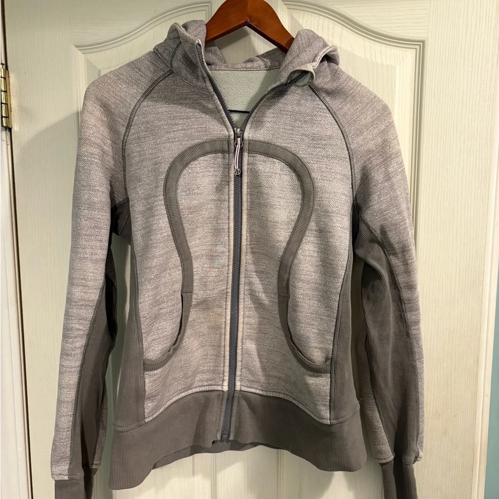 lululemon athletica Heathered Gray Hoodie - Picture 1 of 3